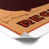 Vintage Französisch Diplomaten Cigar Poster (Ecke)