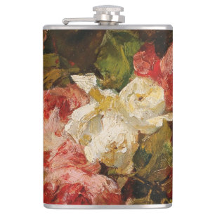 Vintage Französisch Georges Jeannin Rosen III Flachmann