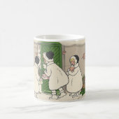 Vintage Französisch Geschenk Girls Weihnachten Tas Kaffeetasse (Mittel)