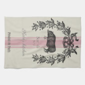 Vintage französisch geschirrtuch (Horizontal)