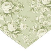 Vintage Französisch-grüne Hütte Inspiration Großer Tischläufer (Ecke)