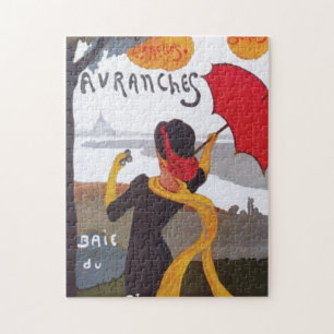 Vintage Französisch Reisen Ad 1910 Illustration Al Puzzle