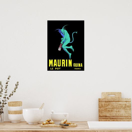 Vintage französische Alkoholwerbung Poster (Küche)