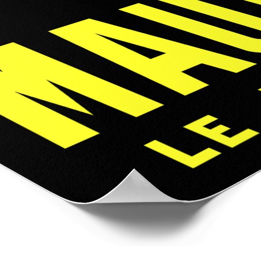 Vintage französische Alkoholwerbung Poster (Ecke)