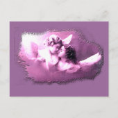 Vintage französische Angels Designs Postkarte (Vorderseite)