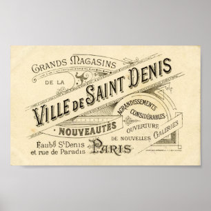 Vintage französische Anzeige 2 Poster