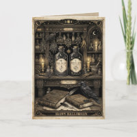 Vintage französische Apotheke Halloween