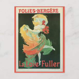 Vintage französische Art Nouveau La Loïe Fuller We Postkarte