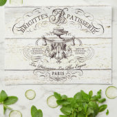 Vintage französische Bäckerei Geschirrtuch (Gefaltet)