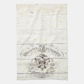 Vintage französische Bäckerei Geschirrtuch (Vertikal)