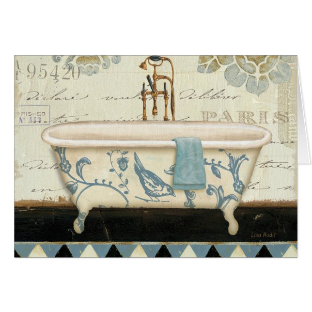 Vintage französische Badewanne (Vorderseite (Horizontal))