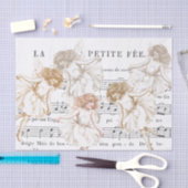 Vintage französische Ballettfées (Ballet Fairies) Seidenpapier (Handwerk)