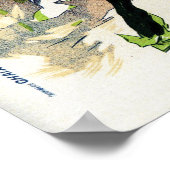 Vintage französische belle epoque apéritif ad poster (Ecke)