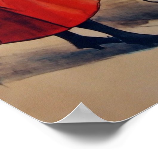 Vintage französische Bierwerbung Poster (Ecke)