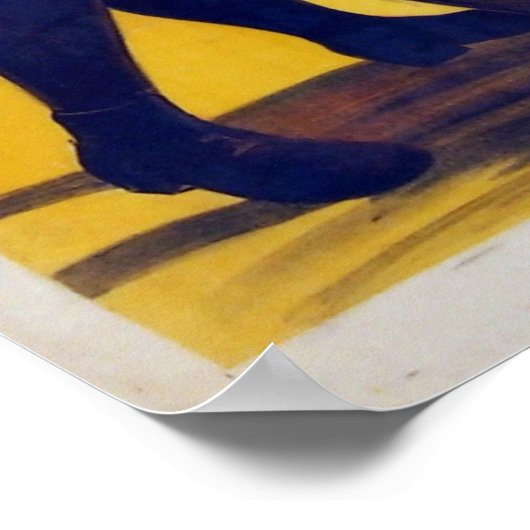 Vintage französische Bierwerbung Poster (Ecke)