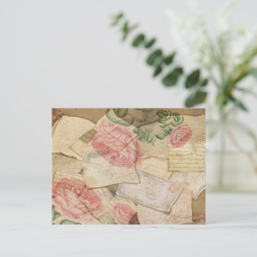 Vintage französische Briefe und Postkarten (Stehend Vorderseite)