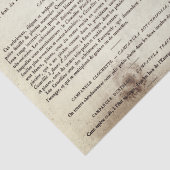 Vintage französische Buchseiten Seidenpapier (Detail)