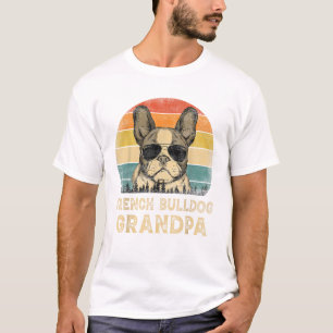 Vintage Französische Bulldogge Opa T-Shirt