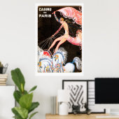 Vintage französische Cabaret Poster Print (Heimbüro)