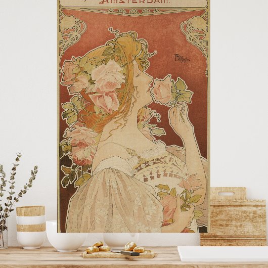 Vintage französische Duftwerbung Poster (Küche)