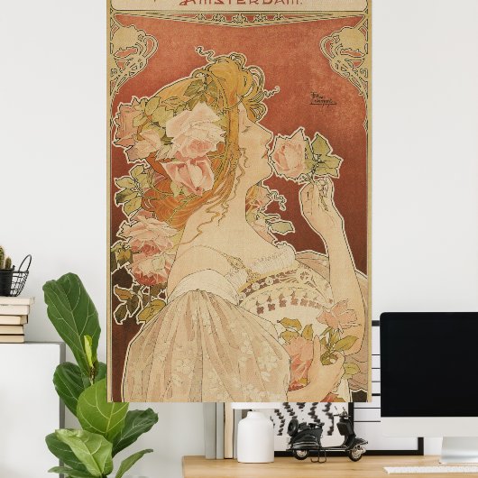 Vintage französische Duftwerbung Poster (Heimbüro)