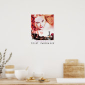 Vintage französische Duftwerbung Print digital Poster (Küche)