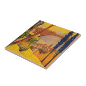 Vintage französische Eisenbahn Fliese (Seite)