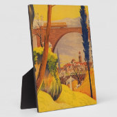 Vintage französische Eisenbahn Fotoplatte (Seite)