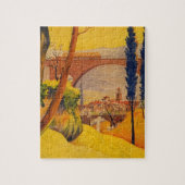 Vintage Französische Eisenbahn - Illustration Puzzle (Vertikal)