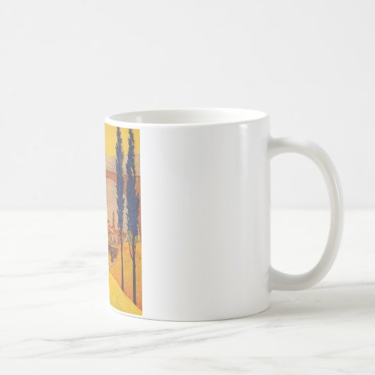 Vintage französische Eisenbahn Kaffeetasse (Rechts)