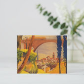 Vintage französische Eisenbahn Postkarte (Stehend Vorderseite)