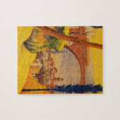 Vintage französische Eisenbahn Puzzle (Horizontal)