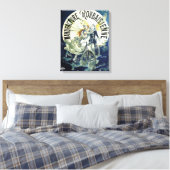 Vintage französische Fahrradwerbung Leinwanddruck (Insitu (Schlafzimmer))