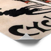 Vintage französische Fahrradwerbung Poster (Ecke)