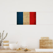 Vintage französische Flagge Poster (Küche)