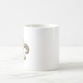 Vintage Französische Fleur de Lis Kaffeetasse (Mittel)