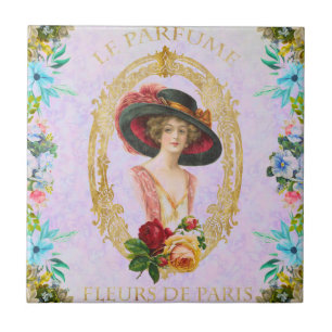 Vintage französische Fliese