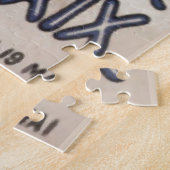 Vintage französische Flugreise Alte Illustration Puzzle (Seite)