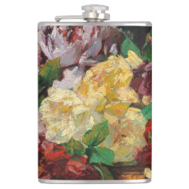 Vintage französische Georges Jeannin-Rose Flachmann