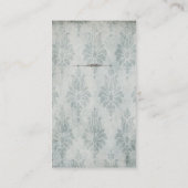 Vintage französische Geschäftskarte Visitenkarte (Rückseite)