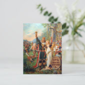 Vintage französische Grande Brasserie Bierwerbung Postkarte (Stehend Vorderseite)