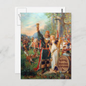 Vintage französische Grande Brasserie Bierwerbung Postkarte (Vorne/Hinten)