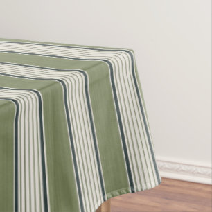 Vintage französische Grünstreifen - Neutrales Farm Tischdecke