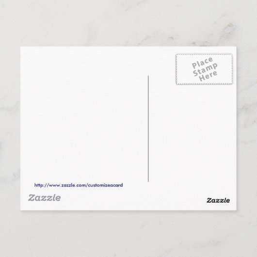 Vintage französische Illustration Postkarte (Rückseite)