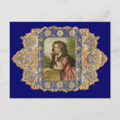 Vintage französische Illustration Postkarte (Vorderseite)