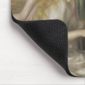 Vintage französische impressionistische Klaviermäd Mousepad (Ecke)