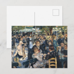 Vintage Französische Impressionistische Pariser Ta Postkarte