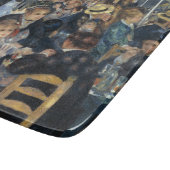 Vintage-französische impressionistische Pariser Ta Schneidebrett (Ecke)