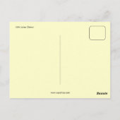 Vintage französische Jugendstilausstellung und Postkarte (Rückseite)