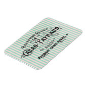 Vintage französische Kakaopulverwerbung Magnet (Linke Seite)